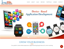 Tablet Screenshot of incbit.com